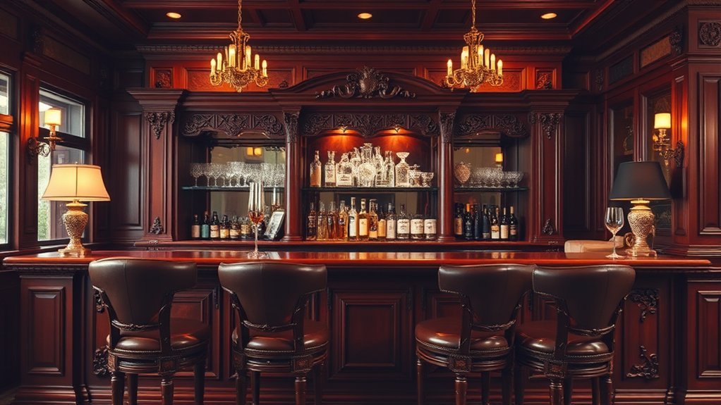 7 Classic Home Bar Ideas for Traditional Homes