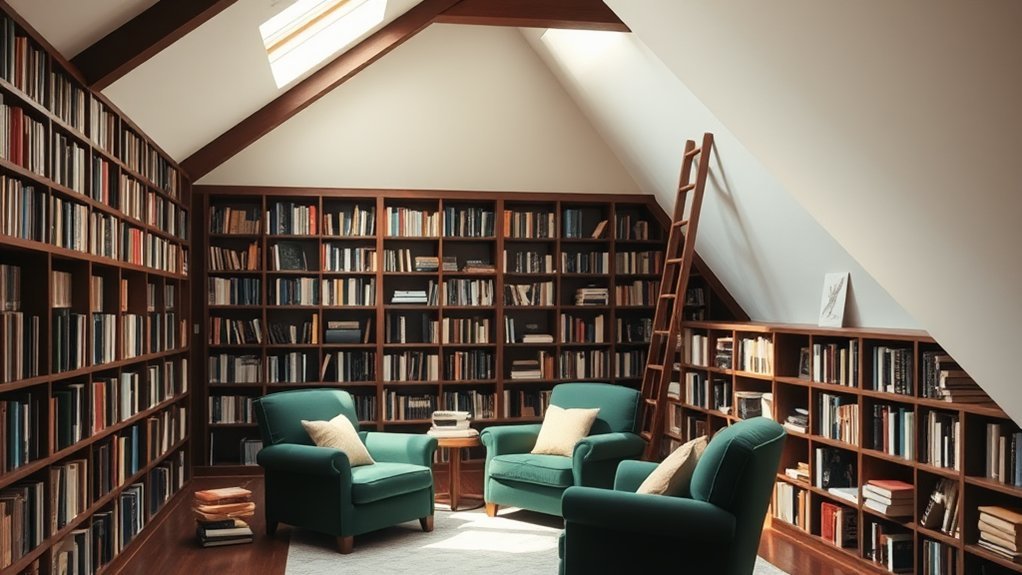 tranquil reading nook design