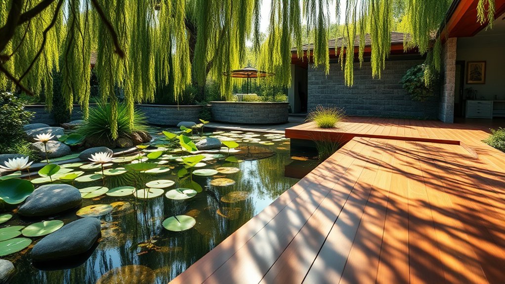 tranquil water features outdoor