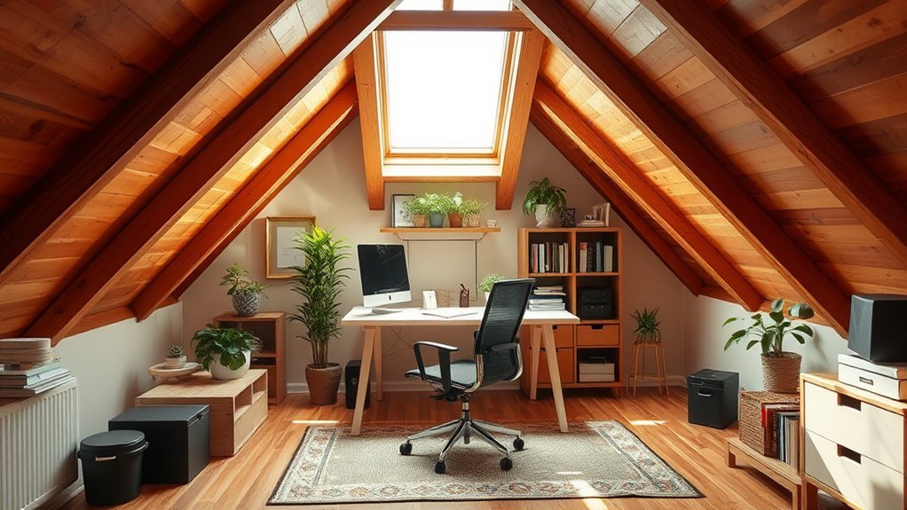transform attic into workspace