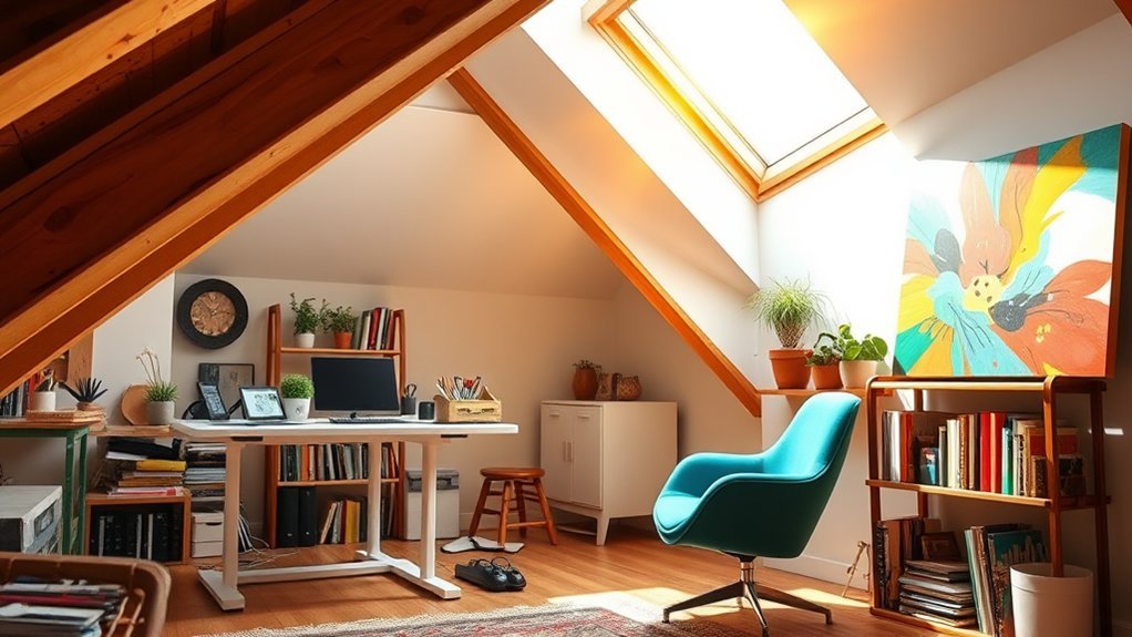 transform attic into workspace