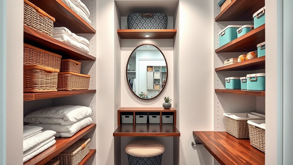 transform closets into multifunctional spaces