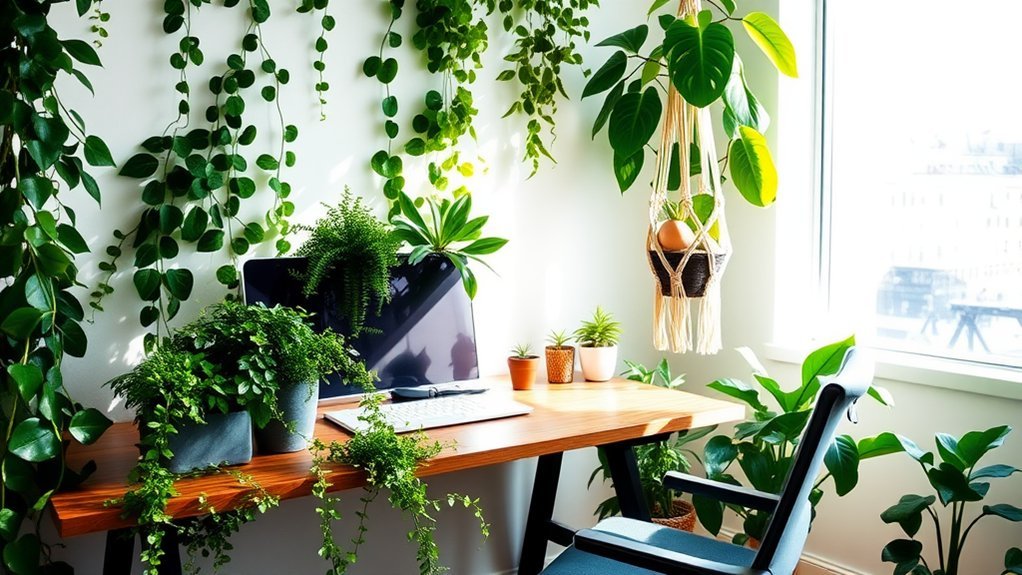 transform office with greenery