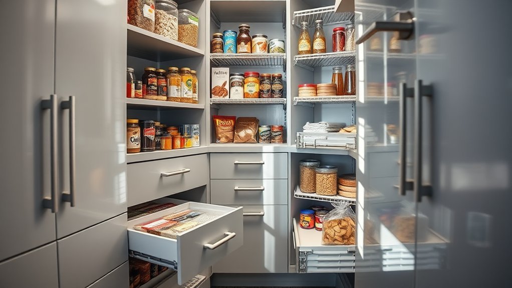 transform pantry with drawers