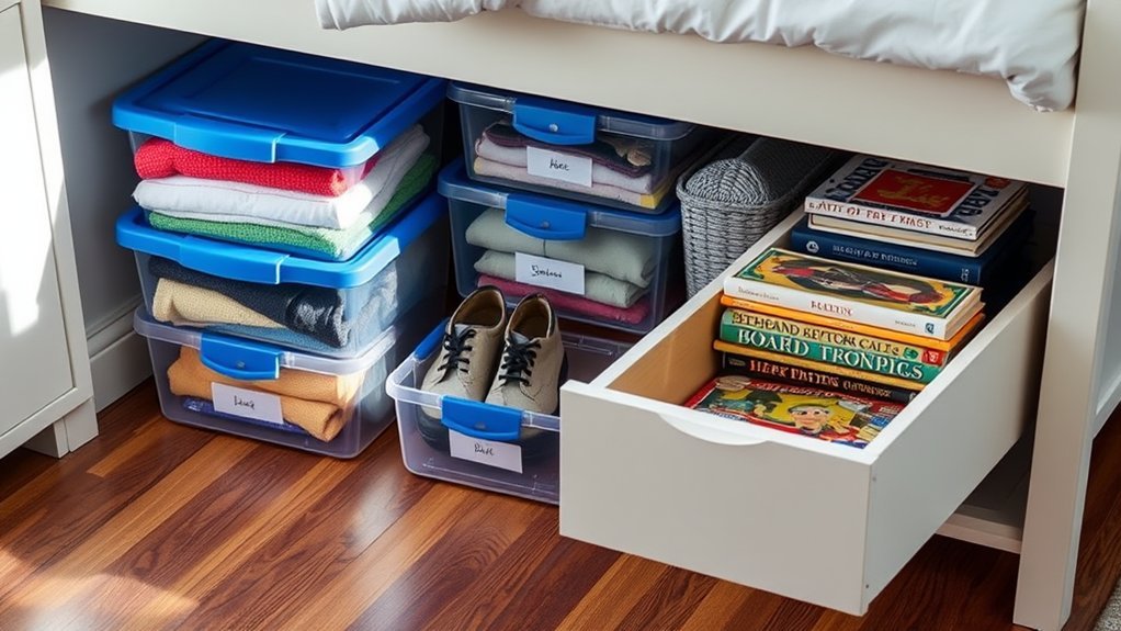 7 Clever Home Organization Ideas for Under-Bed Storage Space
