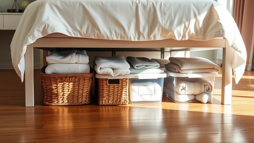under bed storage solutions utilized