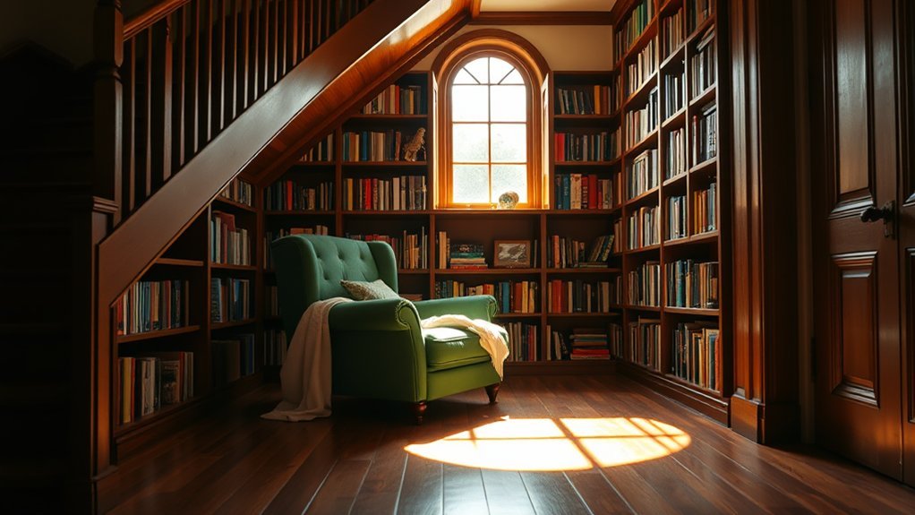 7 Creative Home Library Ideas Under Stairs