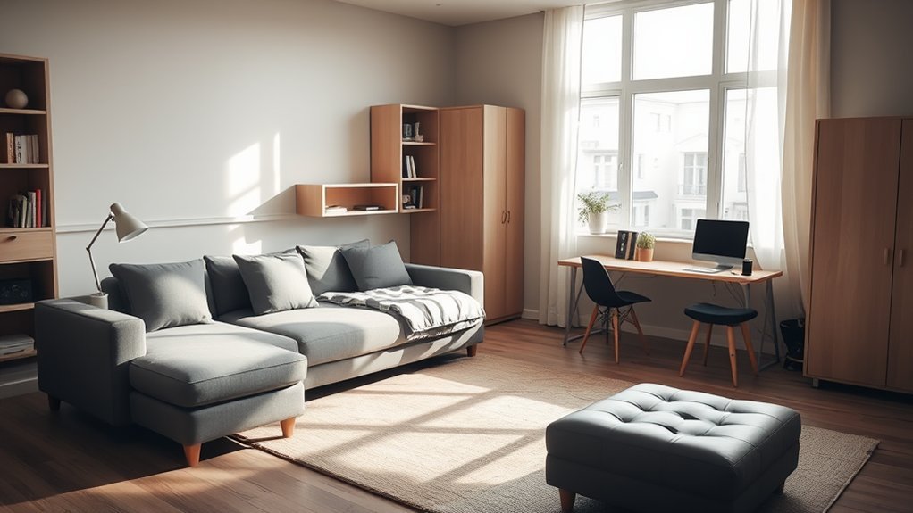 versatile furniture maximizes space