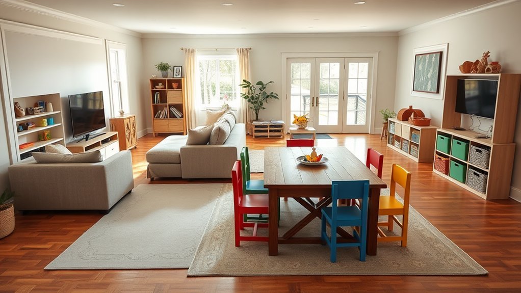 versatile multi use living areas