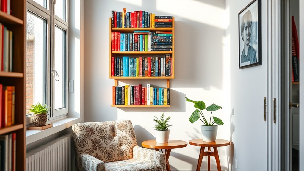 vibrant book displays transform spaces