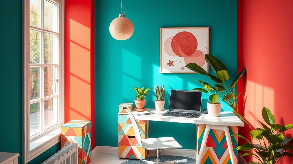 vibrant colors for creativity