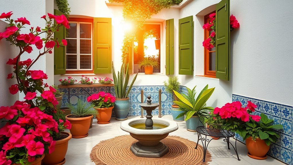 vibrant decor for gardens