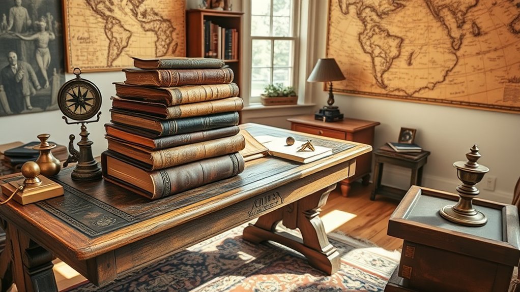 vintage decor for workspace