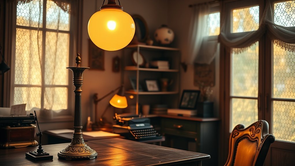 vintage lighting for ambiance
