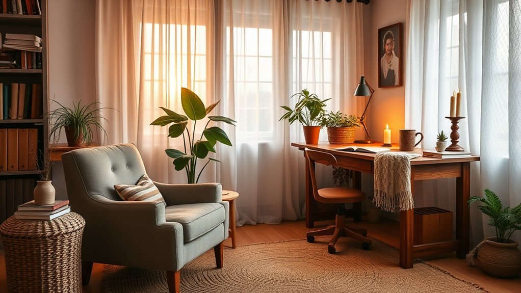 10 Cozy Home Office Decorating Tips for a Warm Workspace
