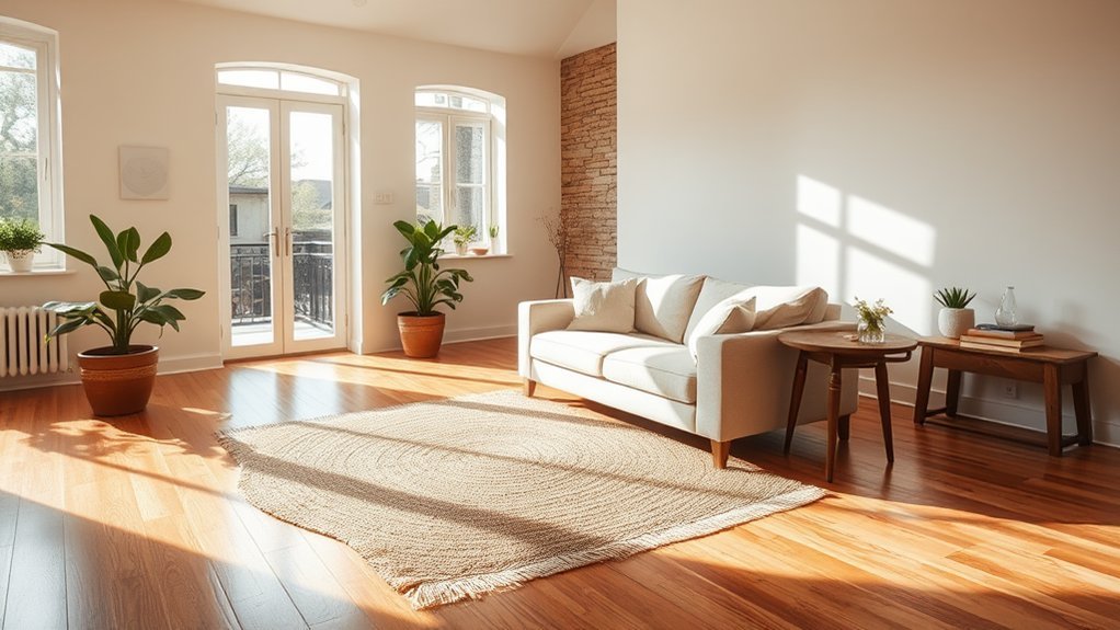 warmth through natural materials