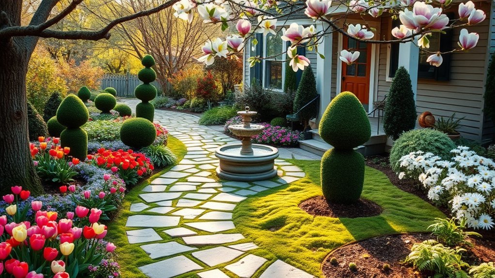 welcoming garden entrance ideas