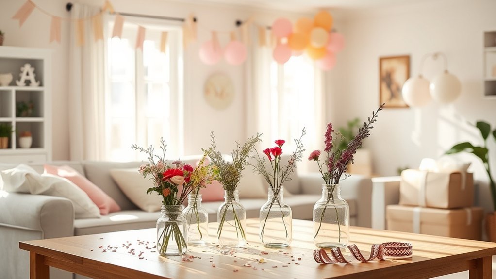 advance planning for decorations