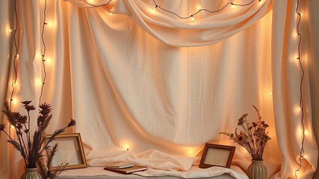 choose backdrops to enhance