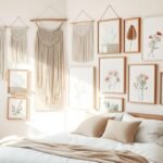 48 Aesthetic DIY Wall Art Ideas for Bedroom Decor