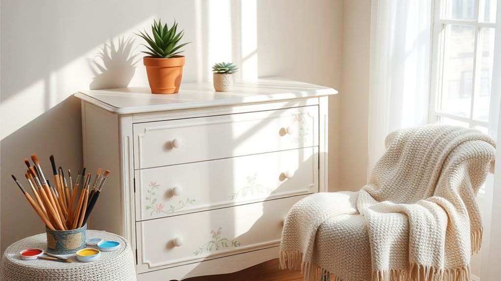 creative painted furniture transformation