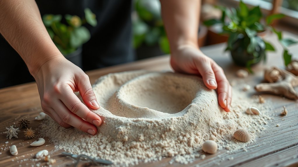 creative sand bowl crafting