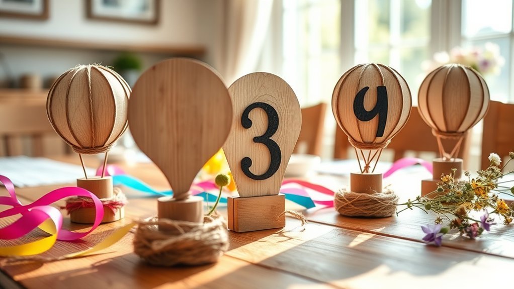 creative unique table numbers