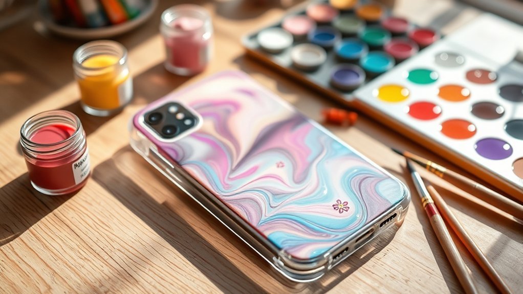 custom phone case painting techniques