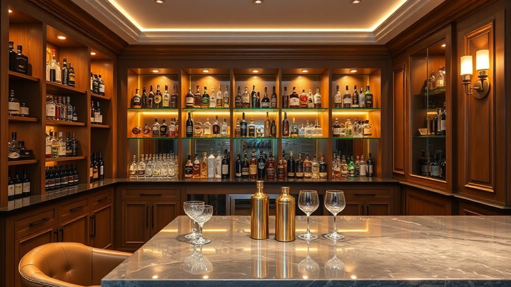 customized spirits bar essentials