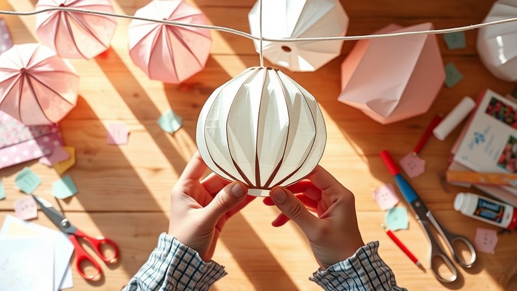 decorative paper lantern making
