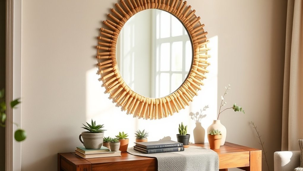 diy bobbin style mirror makeover