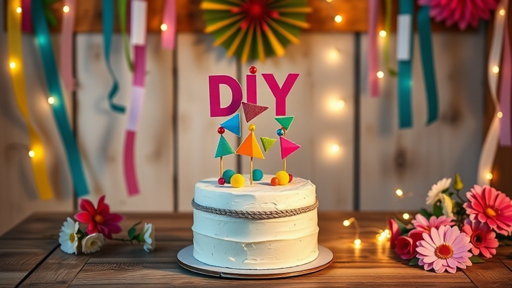 diy floral wire topper