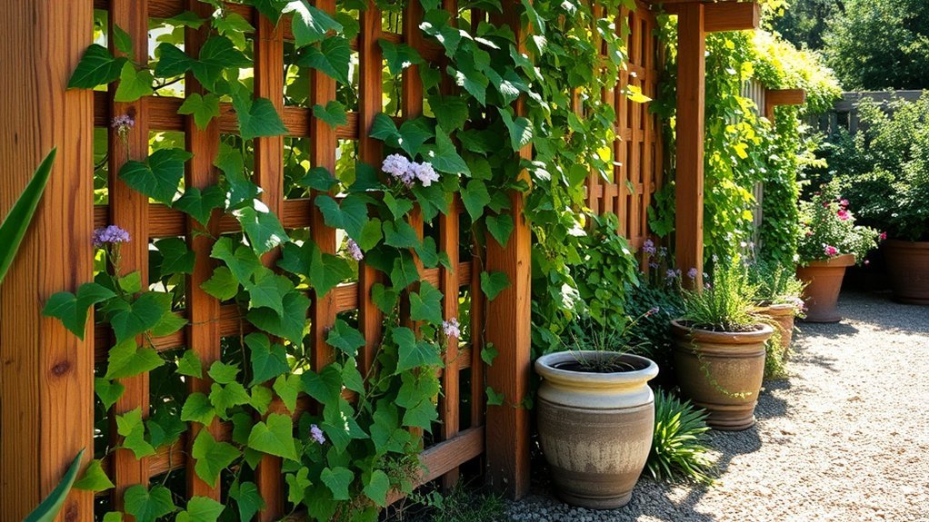 diy garden trellis construction