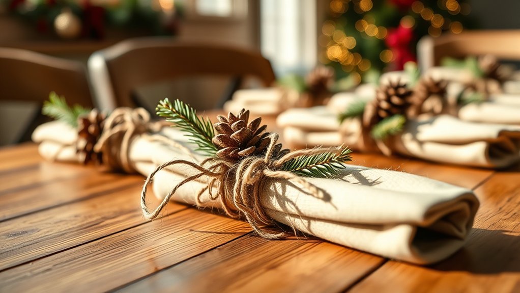 diy holiday napkin holders