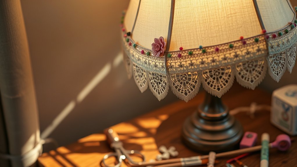 diy lampshade decoration techniques