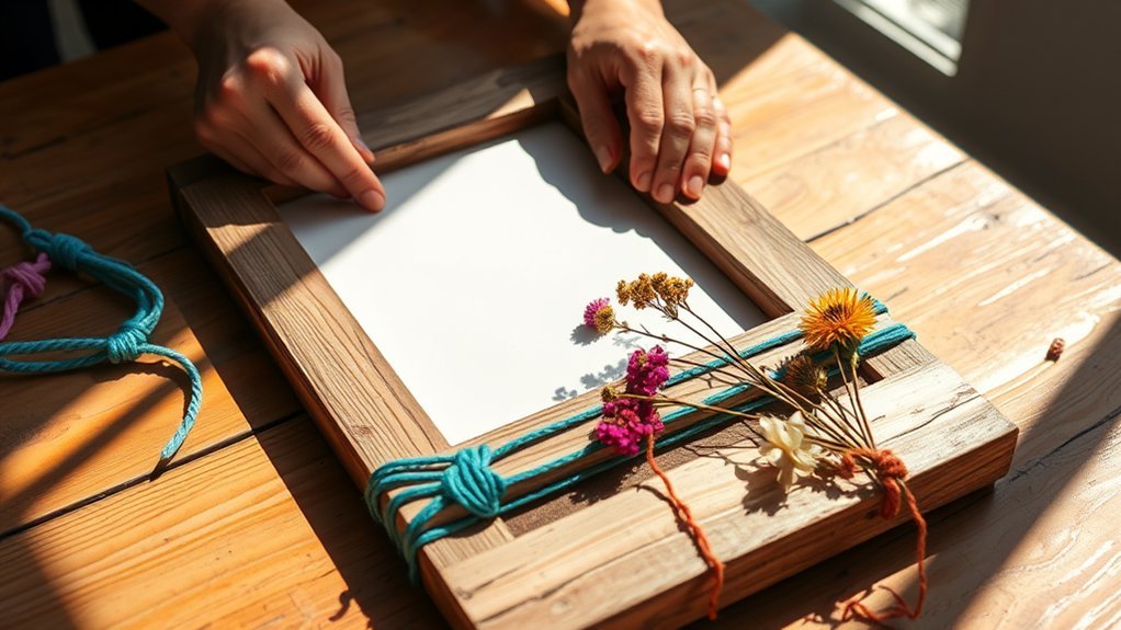 diy recycled memory frame