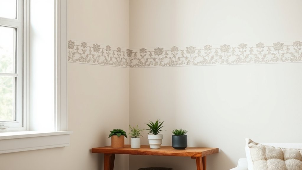 diy wallpaper border ideas