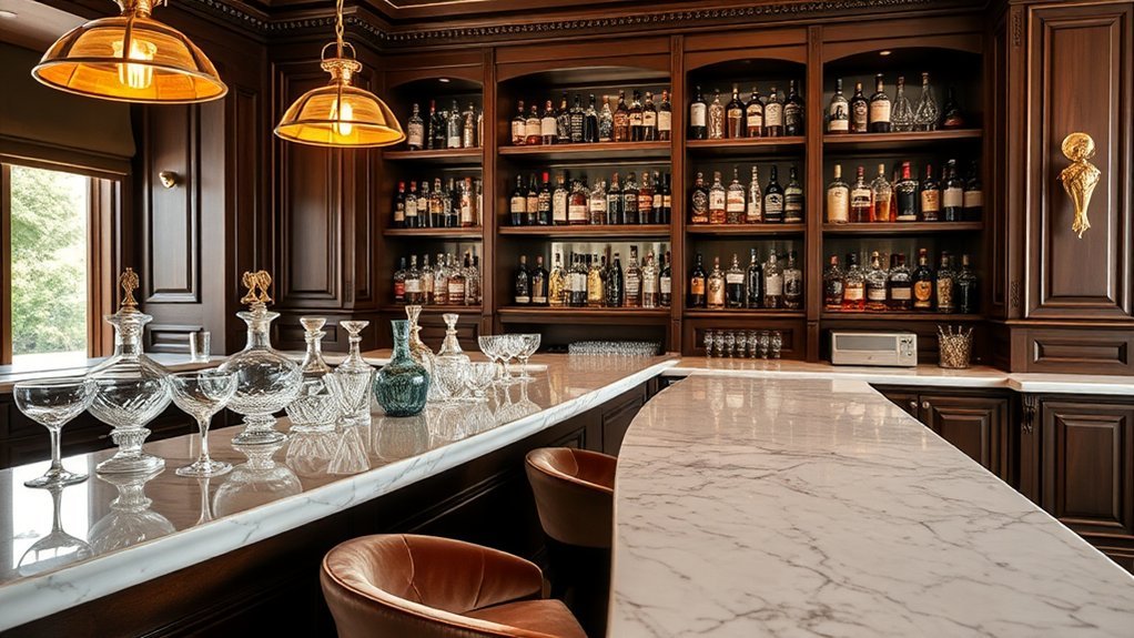 elevate home bar elegance