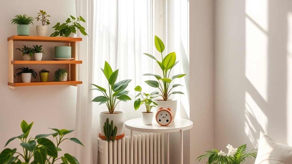 enhance space with plants