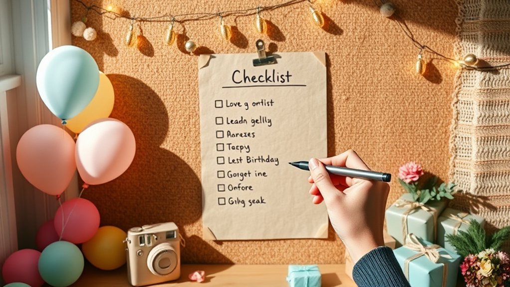 essential items preparation checklist