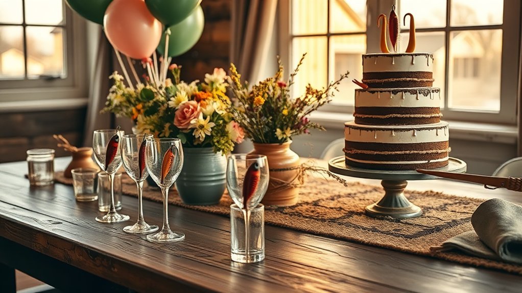 fishing lure drink markers