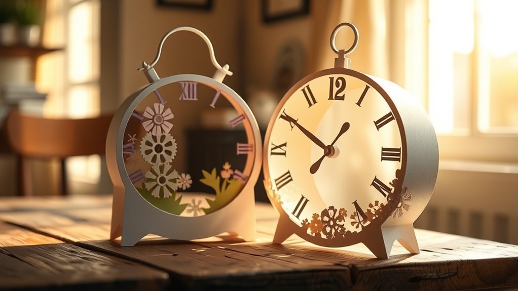 fun paper clock project