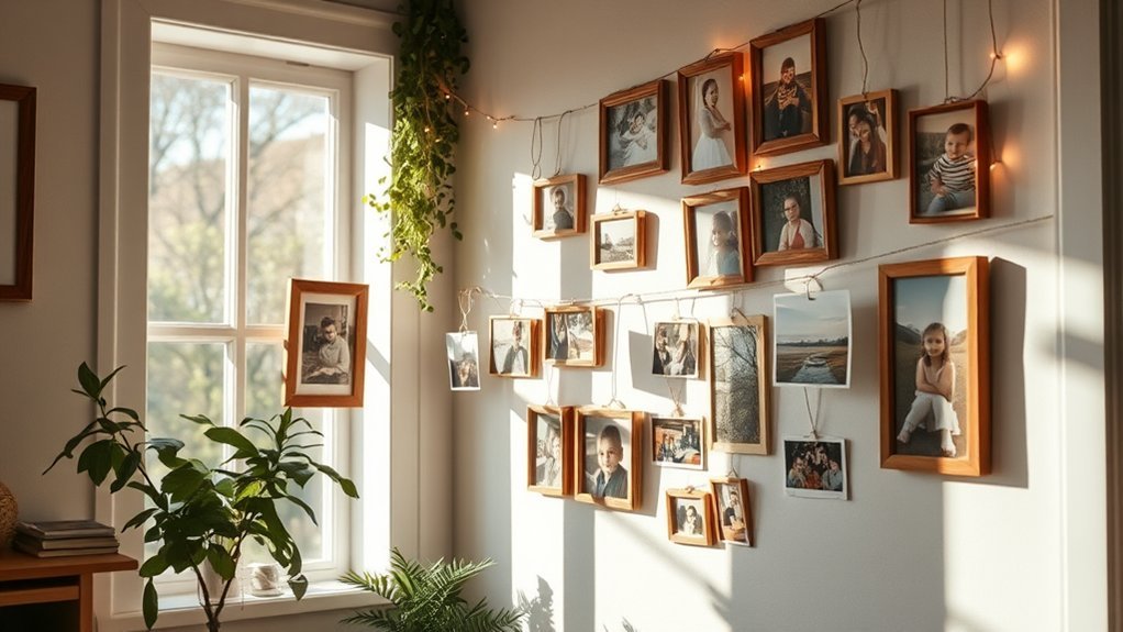 hanging photo collage project