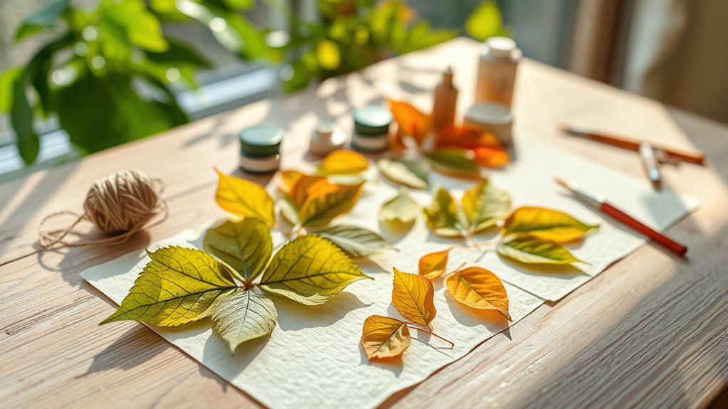 leaf art preservation techniques