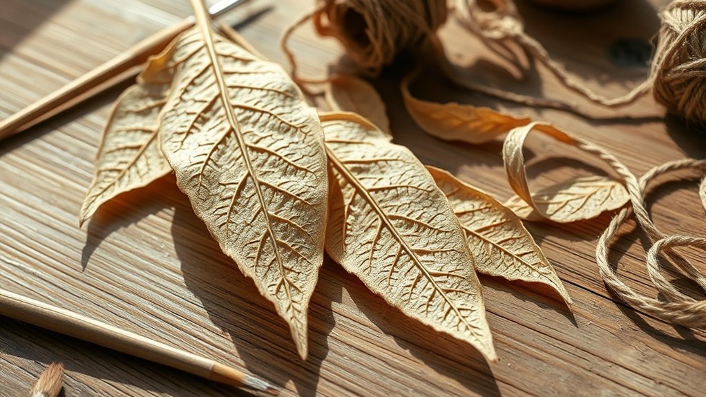 leaf skeleton preservation techniques