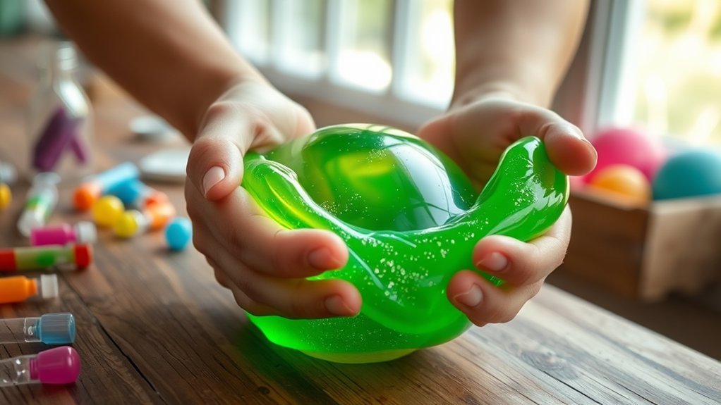 make slime stress ball
