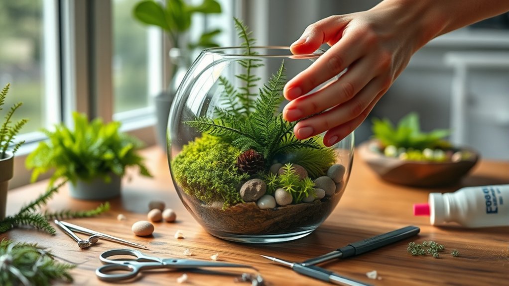 moss terrarium design tips