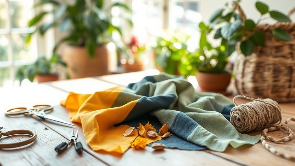 natural dyeing fabric projects