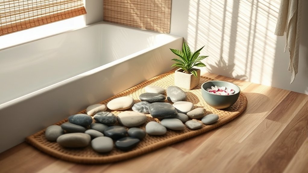 natural zen bathmat creation