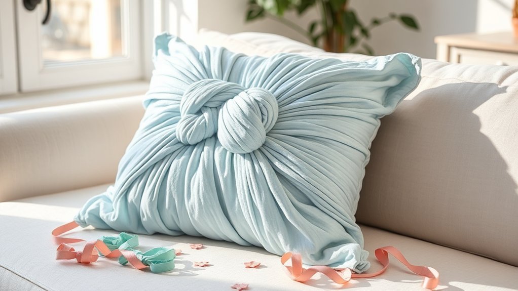 no sew diy pillow cover